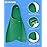 W WSTOO Streamlined Training Short Swimming Flippers in Silicone for Kids Adults Men and Women for Swimming Snorkeling and Diving
