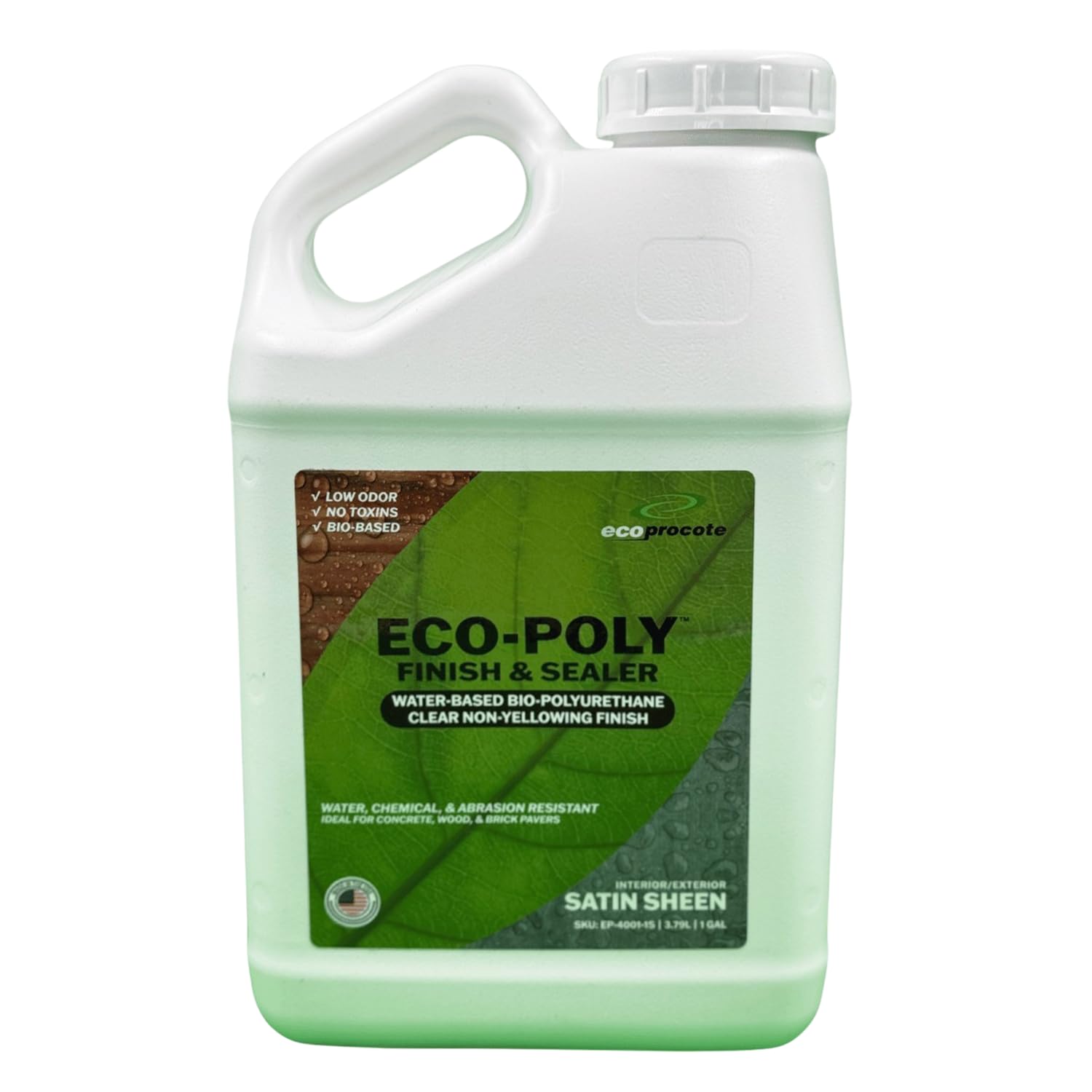 EcoProCote Eco-Poly Polyurethane Sealer Satin