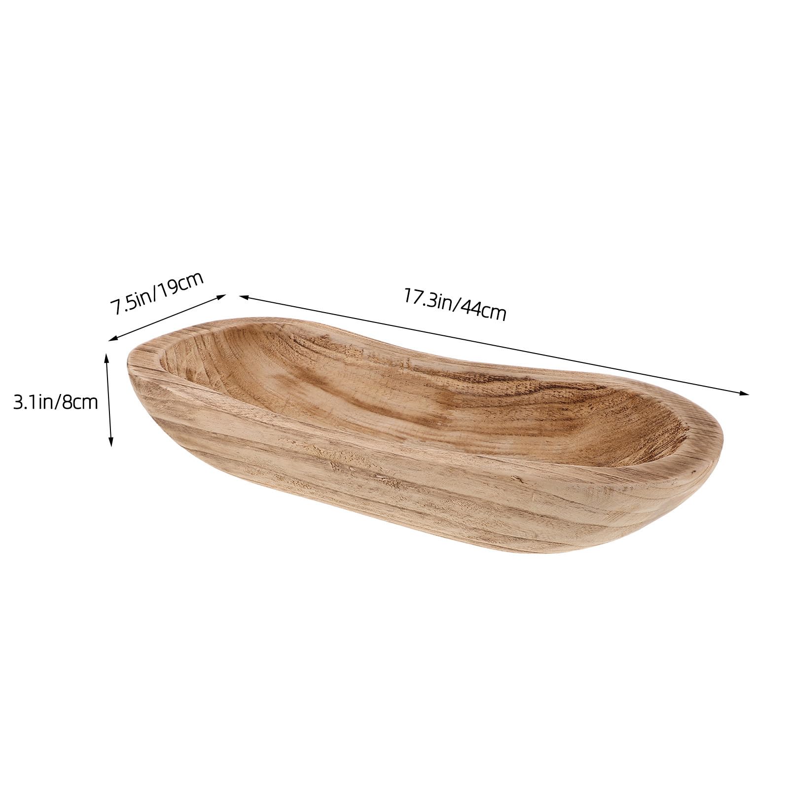 Operitacx Portacandele in Legno Rustico a Forma Lunga e Stretta, Vassoio Decorativo Multifunzionale per Centro Tavola in Stile Country Facile da Mantenere la Casa
