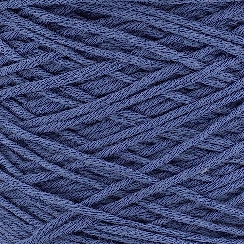 Image of Lion Brand Yarn, Coboo Cotton Blend Crochet Yarn, Admiral, Blue, 3 Pack