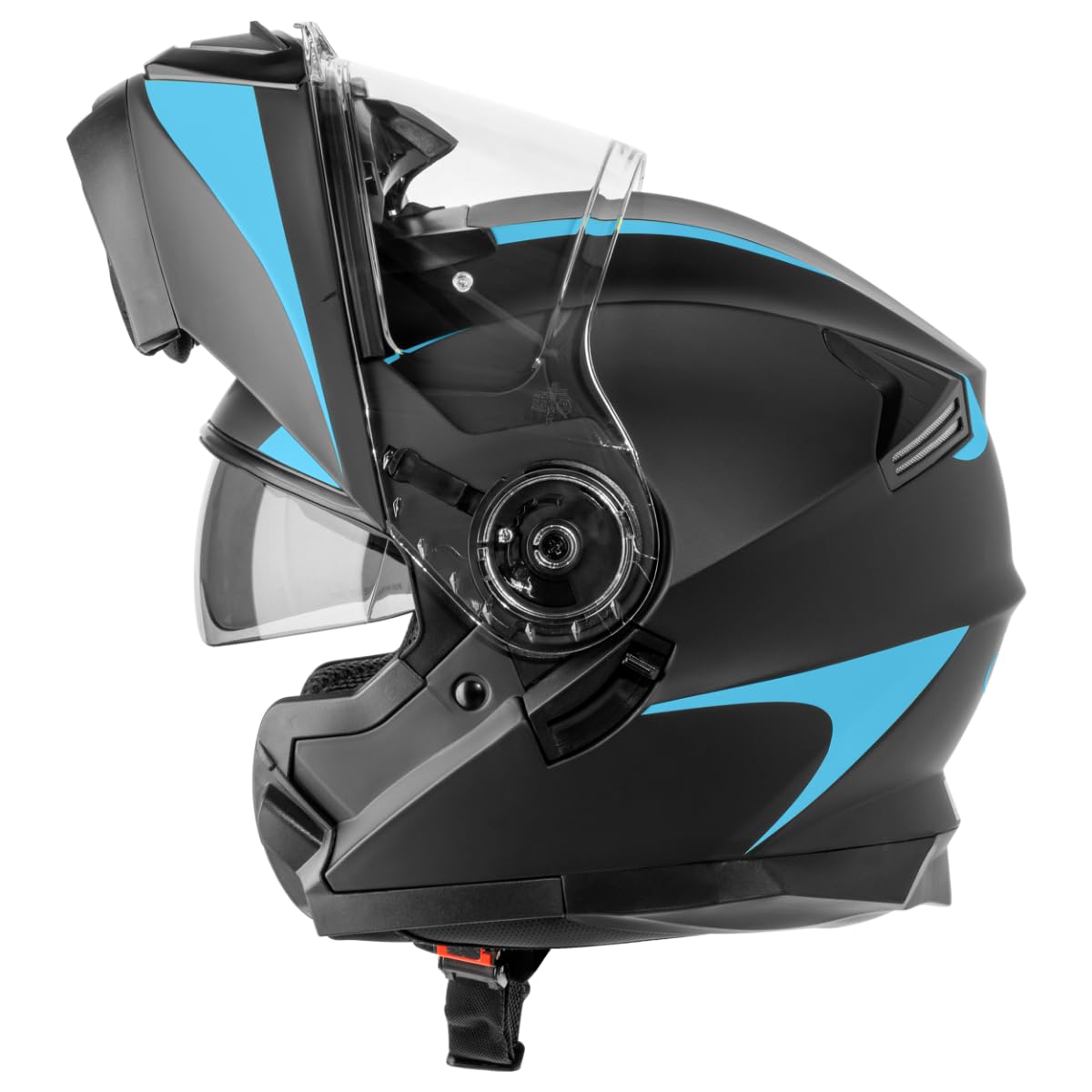 VINZ Busan Casque modulable avec visière Solaire | Homologué ECE 22.06 & Compatible PINLOCK | Casque de Moto intégral | Casque Moto modulable | Tailles XS-XXL