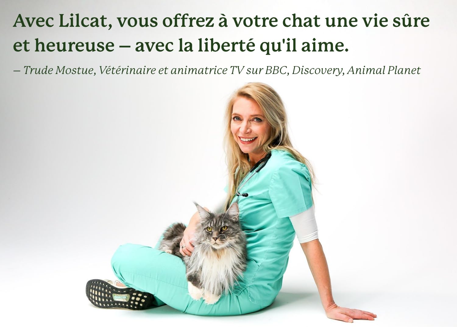 Lilcat 2 GPS et Tracker d'activité pour Chats | Imperméable, léger, résistant aux Chocs | Suivi GPS en Direct et Historique de localisation | Compteur de Pas et Moniteur d'activité | Fabriqué en