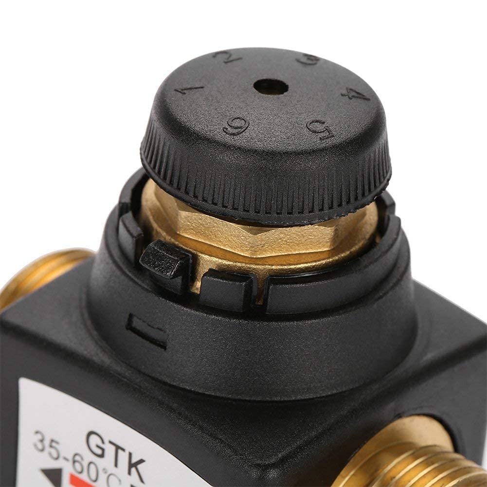 Valvola Miscelatrice Termostatica Calda e Fredda a 3 Vie Con Connettori Maschio DN20 Filettatura Maschio in Ottone Per Scaldacqua Solare
