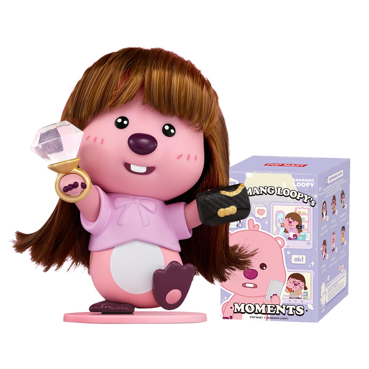 POP MART ZANMANG LOOPY's Moments Series Figures Anime Action
