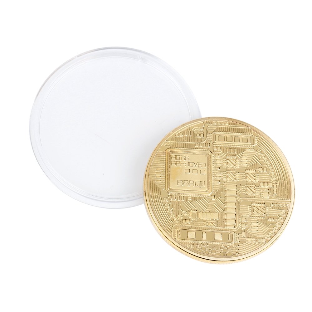 Amazon.co.jp: ビットコイン金メッキBitcoin仮想通貨 コイン