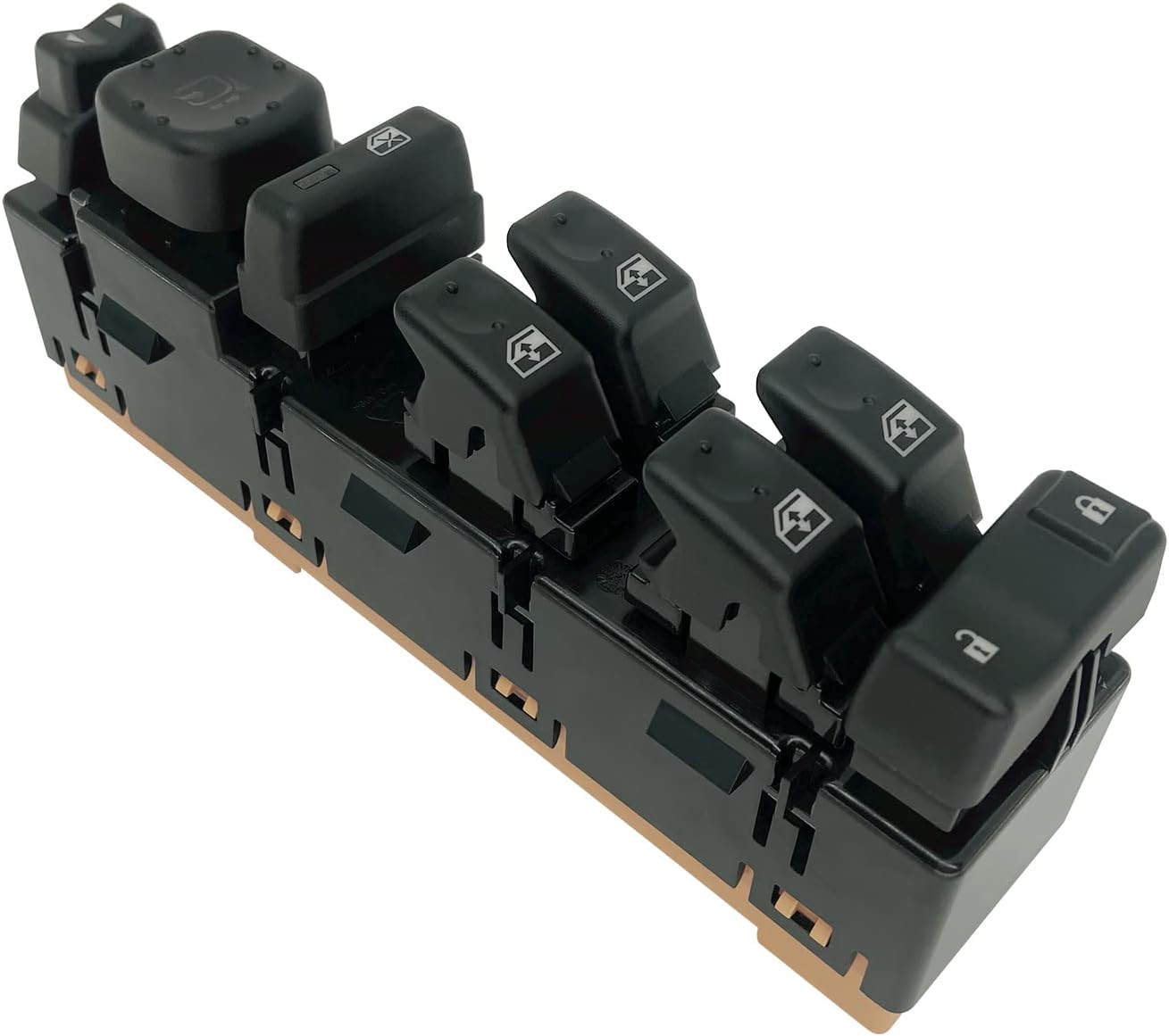 Master Power Window Switch Door Lock Front Driver Side with Mirror Switch and Module | Replacement for 2003-2006 Chevy, GMC, Cadillac & Hummer | Replaces# 15883319, DWS-394