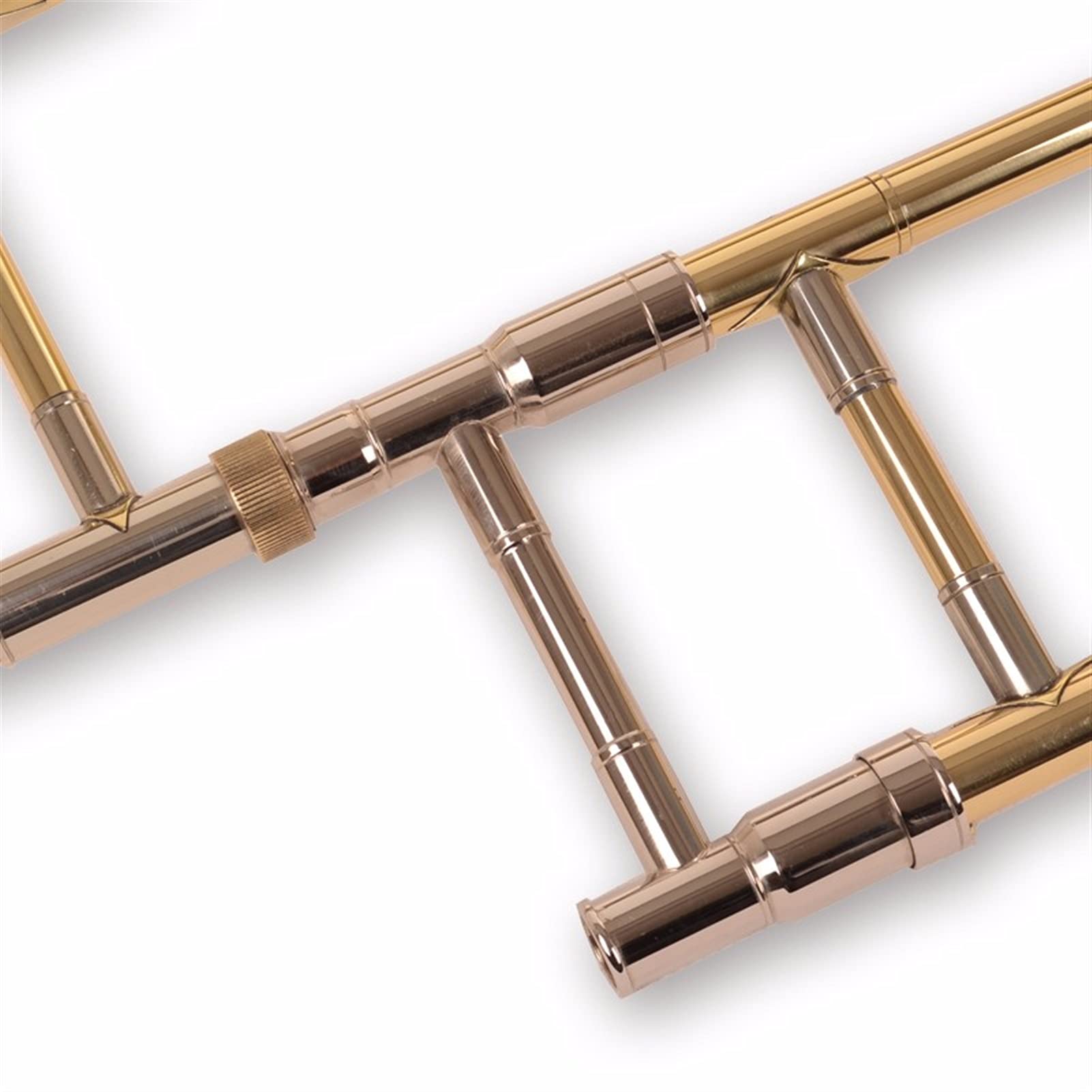 Trombón estándar Tenor Profesional Trombone B Cuerno De Tenor Plano con Boquilla De Trombón Y Guantes Instrumentos De Viento De Latón De Oro Trombón de válvula