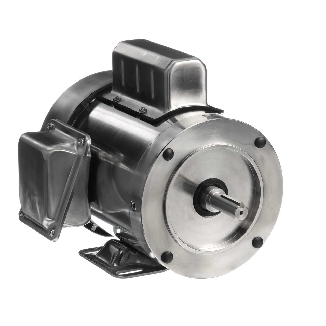 Leeson 191477.00 Washguard C Face Motor, 1 Phase, 56C Frame, Rigid C Mounting, 3/4HP, 1800 RPM, 115/208-230V Voltage, 60Hz Fequency
