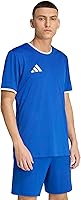Adidas Men's Entrada 26 Slim Fit Jersey - Climacool Tech, 100% Recycled Polyester Crew Neck Shirt