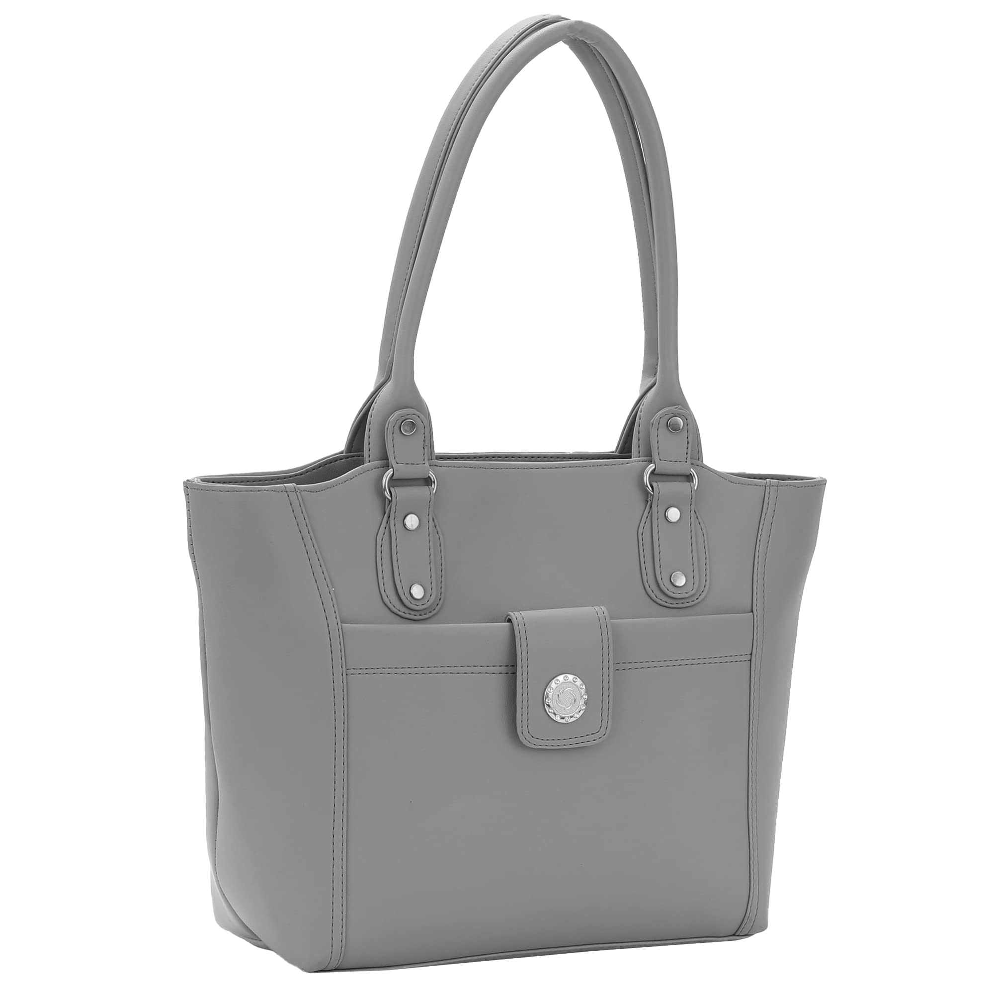 Women Hand Bag,Shoulder Bag,MULTIPAL USE for School & Office(Black) (Silver-h) (B07MNRTDKN) Amazon Price History, Amazon Price Tracker