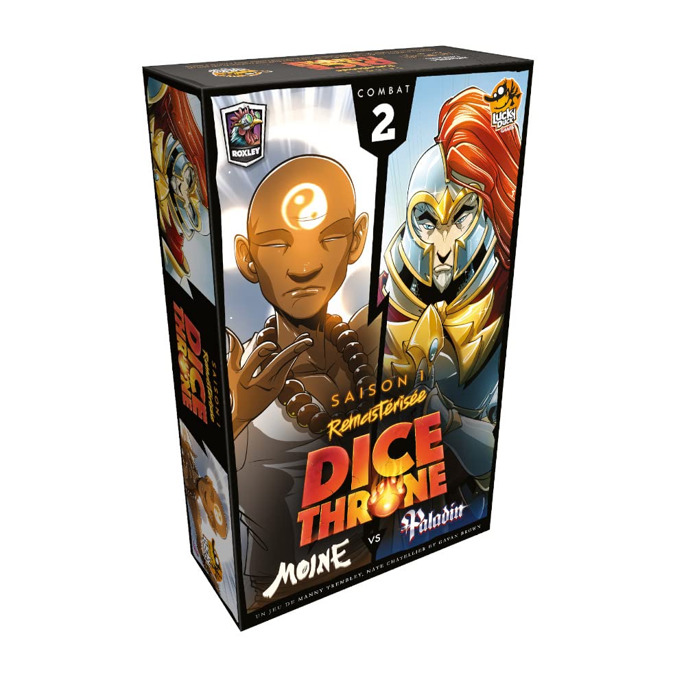 Dice Throne Season 1 Monk vs Paladin