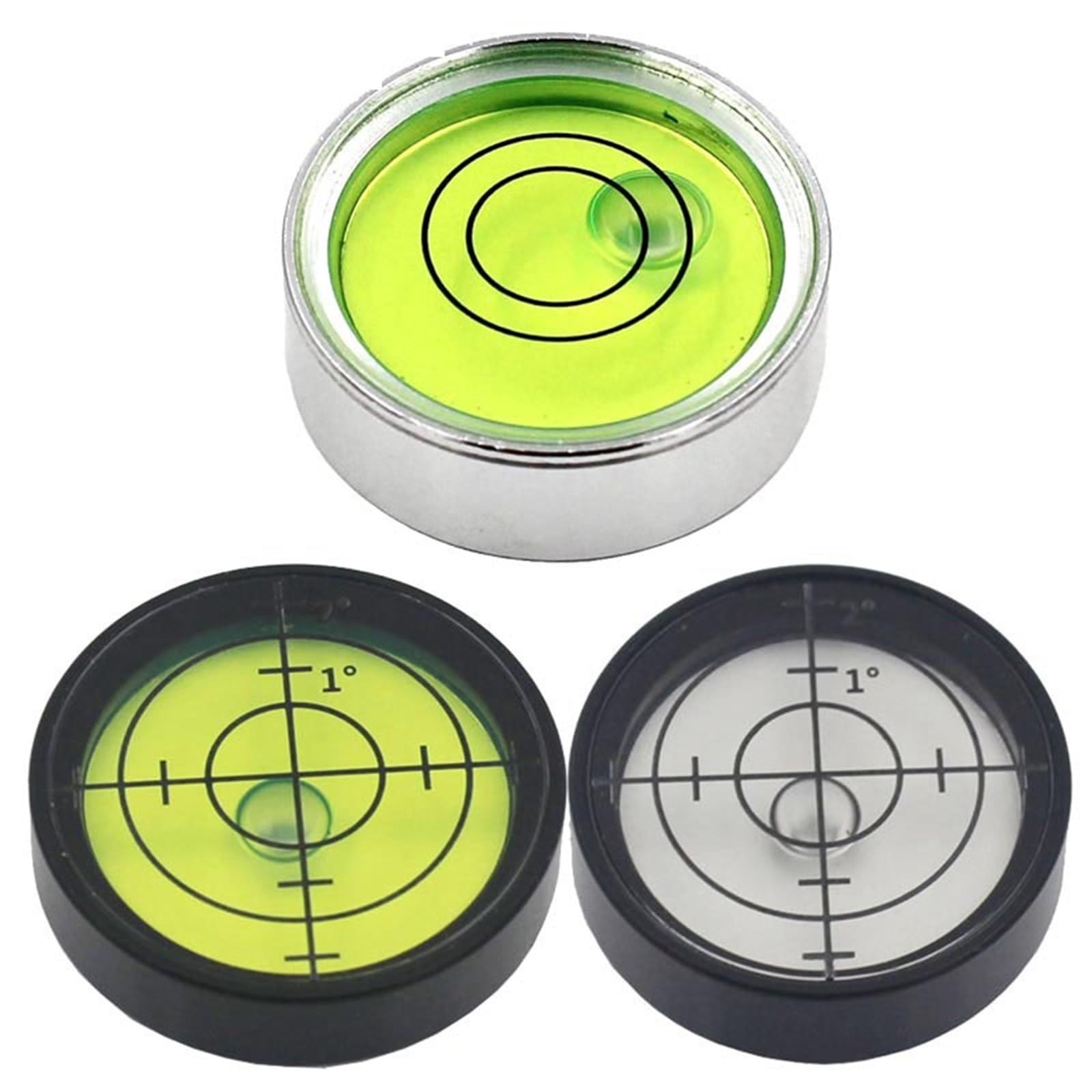 Livella a bolla rotonda ultrasottile Diametro bolla 25 mm Nivel orizzontale Attrezzatura Burbuja Pallina da golf Componenti di livellamento Strumento 1 PZ | Round Ultrathin Spirit Level Bubble Diameter 25 mm Horizontal Nivel Burbuja Equipment Golf Ball Le