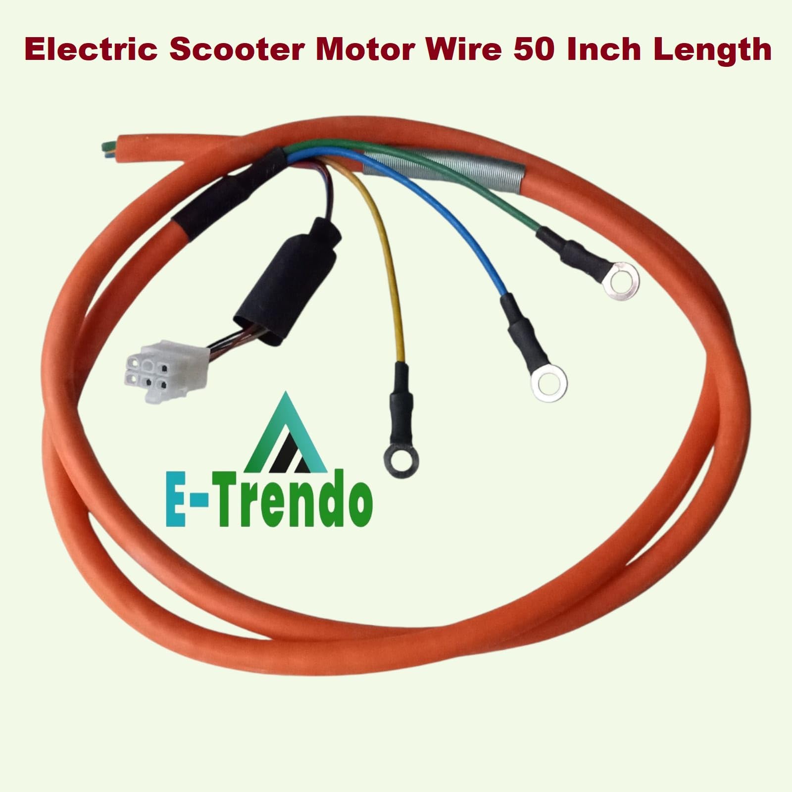 E-Trendo Electric Motor Wire Cable with Connector for Electric Scooter/Scooty | 50 Inch Length 3
