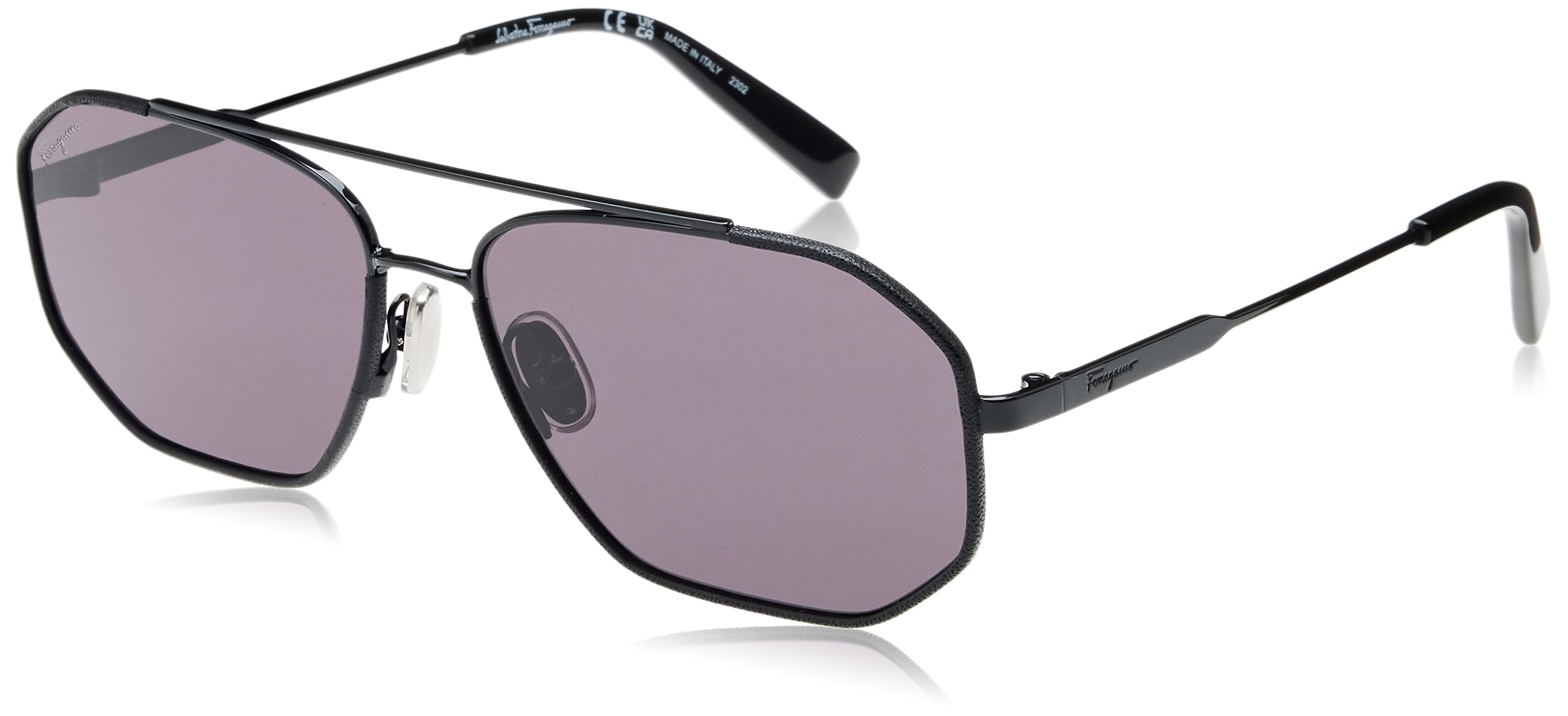 Amazon.com: FERRAGAMO Sunglasses SF 303 SL 001 Black