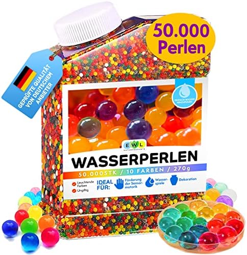 60.000 Wasserperlen Set - Wiederverwendbare Deko-Kügelchen Für Vasen & Pflanzen