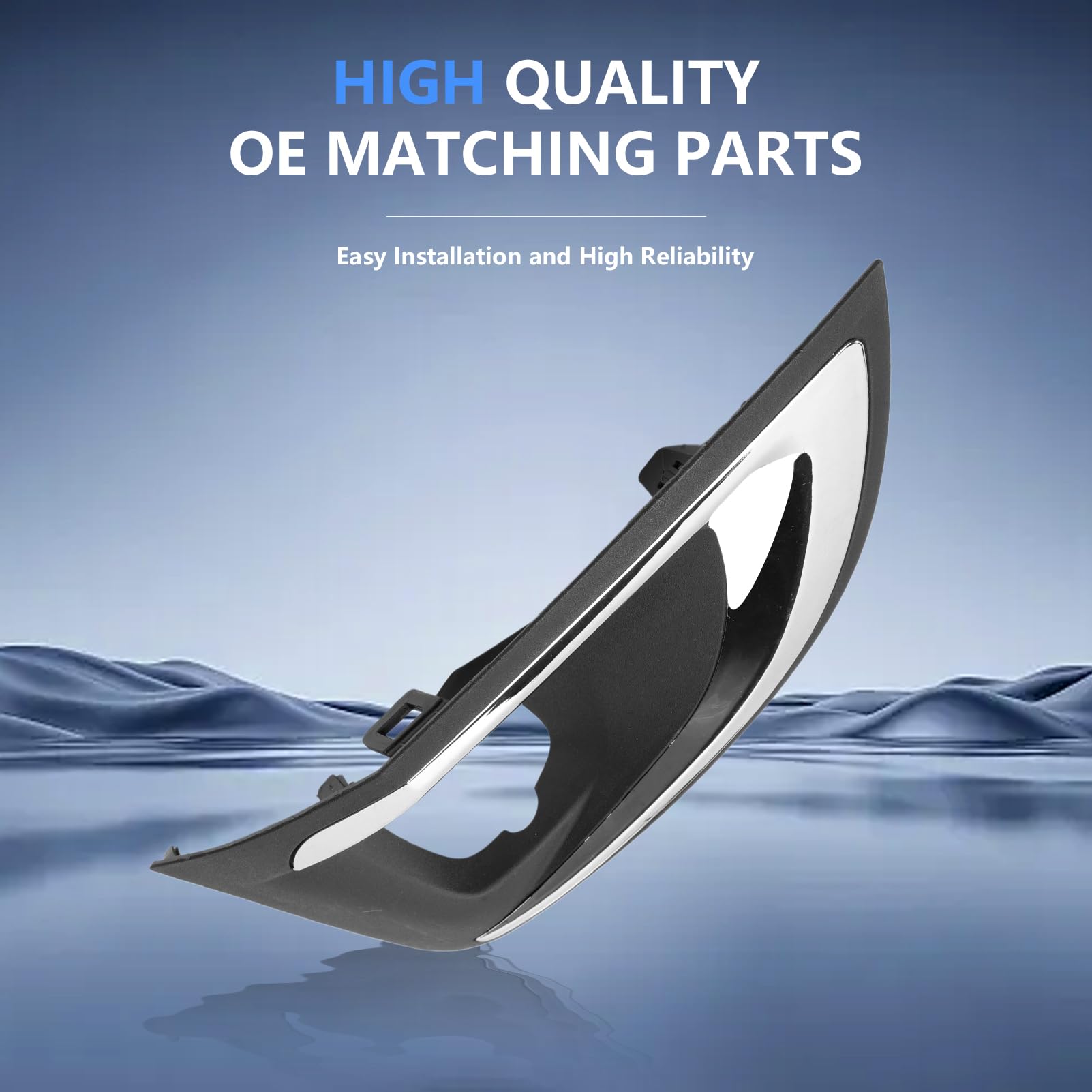 Izquierda cubierta del faro antiniebla for 3008 P84 2016-2019 Delantero Izquierdo Trim Marco 9817136677 1806095X
