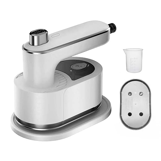 Mini Travel Steam Iron for Clothes with Dual Voltage, Portable Lightweight Handheld Steamer, Quick Heat Up, Non-Stick Soleplate, High Speed Steams,Ideal for Home, Dorm and Sewing