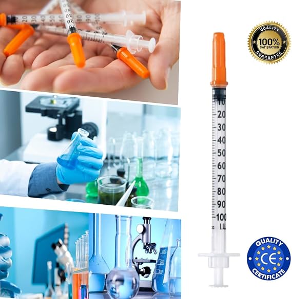 10 Pack 1ml 31G 6mm, Individually Wrapped, BD Microfine Dispensing Measuring Tool ,Multi-Purpose Measuring Tools for Lab Accessories, Pets Feeding, Craft and DYI Supplies