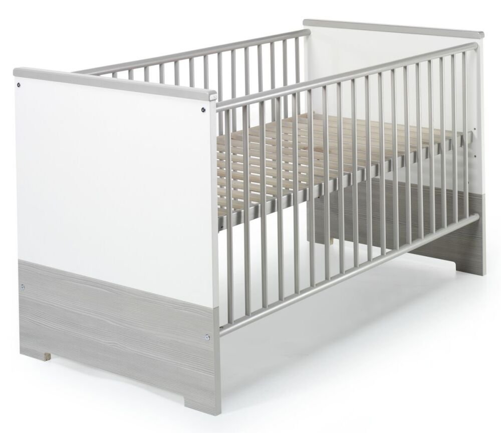 Schardt Eco Silber Kinderzimmer 4-teilig mit 2-trg Schrank