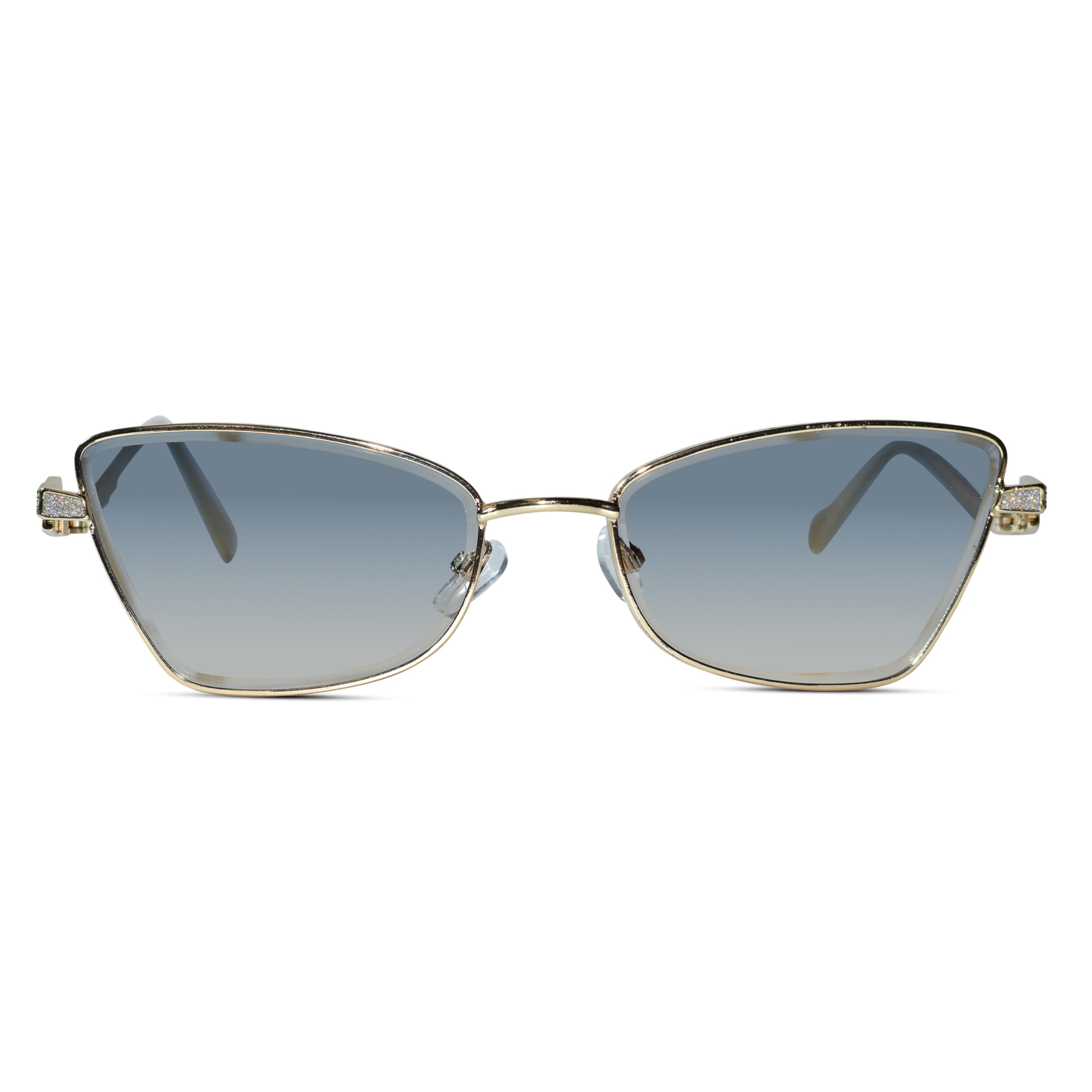 Luxury Premium Gold Cat Eye Sunglasses for Women | UV Protected Stylish Fashion Sunglasses | Lightweight Designer Shades for Driving, Travel, Beach & Outdoor Wear-image-23