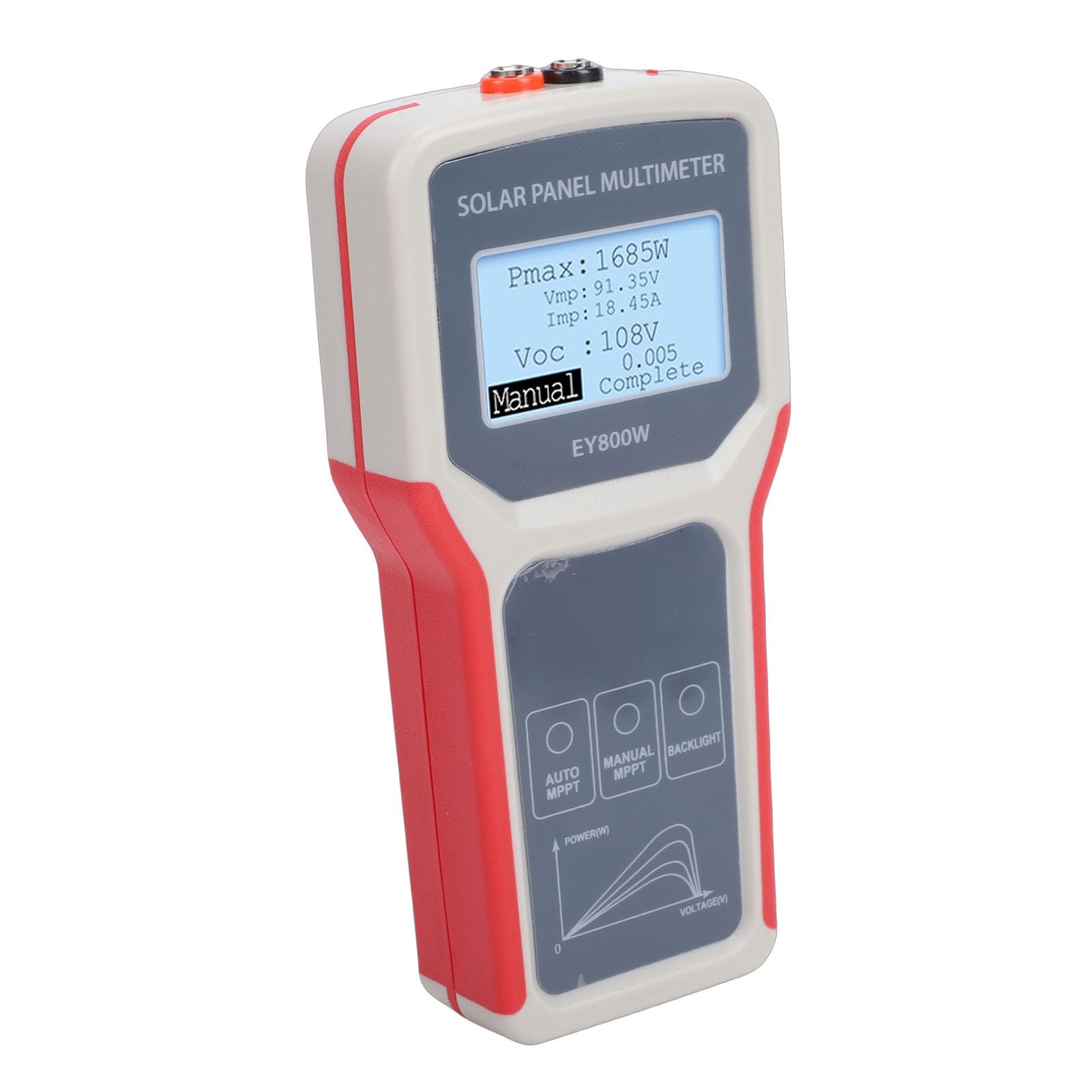 Tester per Pannelli Solari, 5 800 W 12 60 V 0 35 A MPPT Tester per Pannelli Solari Multimetro per Fotovoltaici con Ampio Display LCD per la Risoluzione dei Problemi del Solare Residenziale