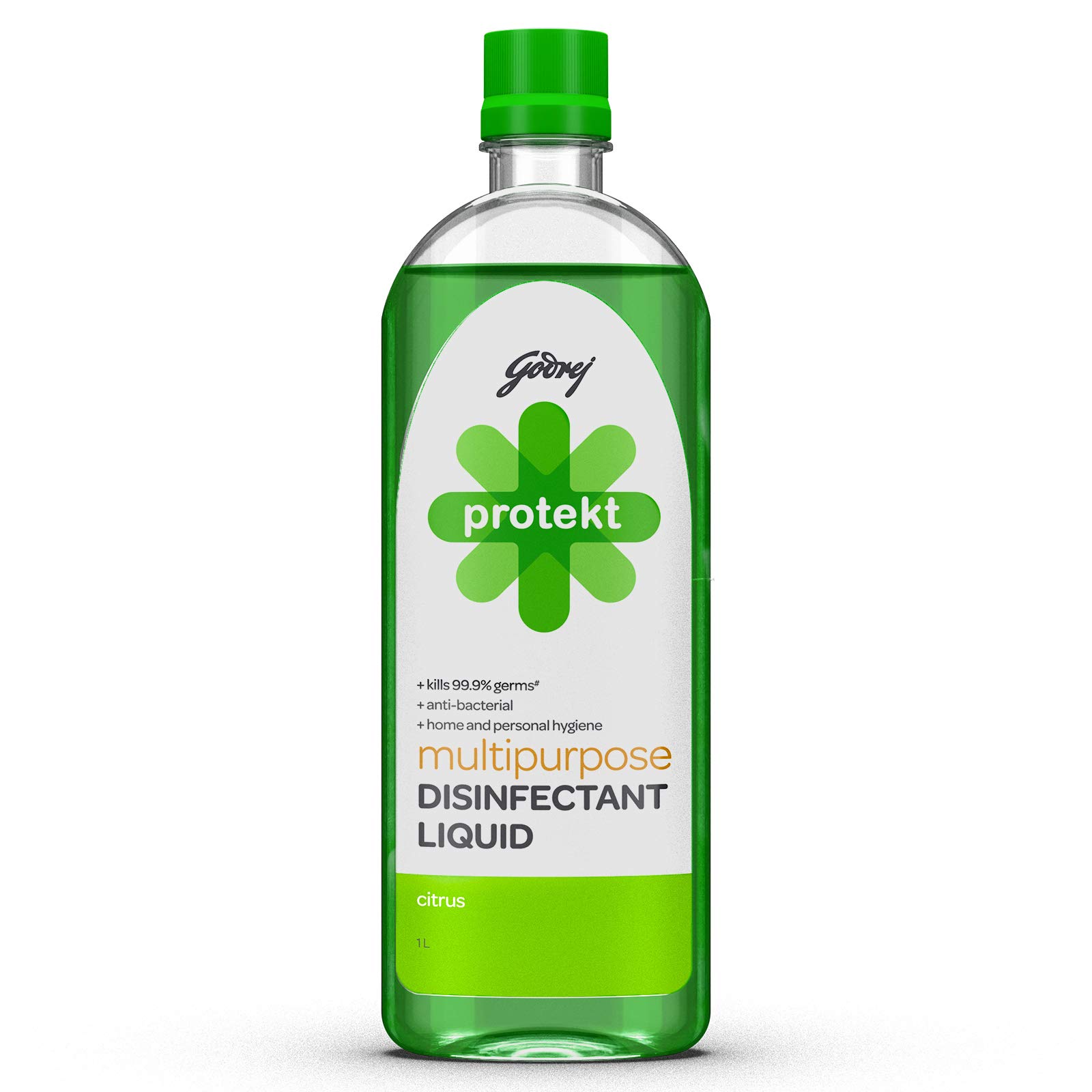 DECORTÉ 150ml Godrej Protekt Multipurpose Disinfectant Liquid (1 Liter) - Kills