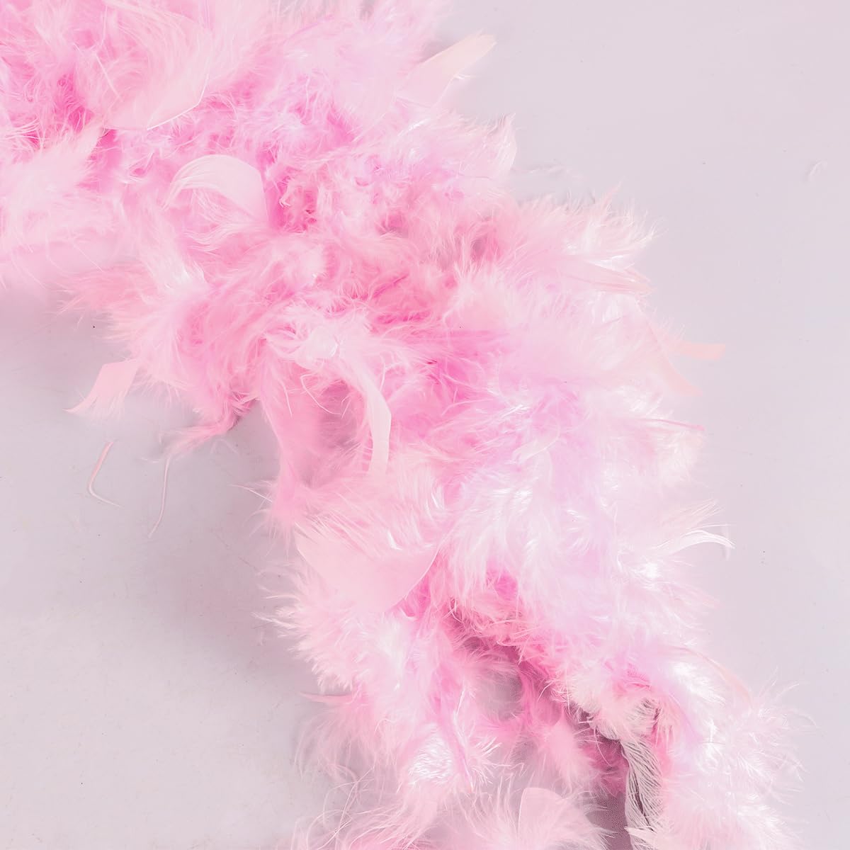 Hsthe Sea Pink Feather Boa, 78.7in Long Feather Boa, Suitable For Dancing Wedding Party Party Cosplay Halloween - Image 3