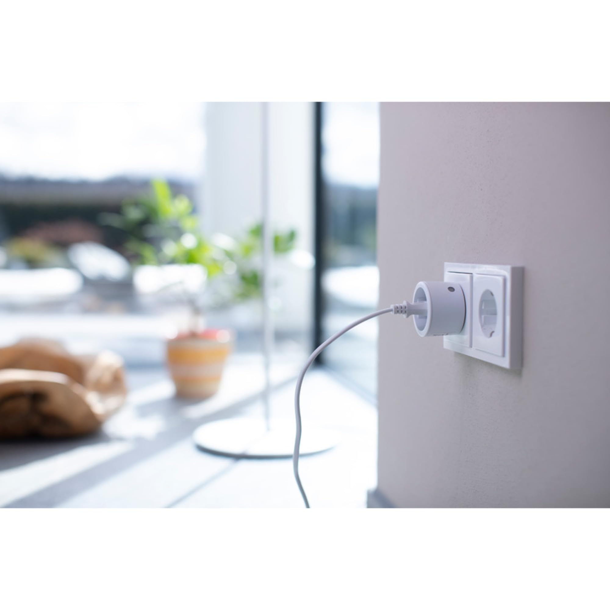 Brennenstuhl Comfort-Line zestaw gniazd radiowych Mini 3 + 1, zestaw 3-częściowy, z nadajnikiem ręcznym i podwyższoną ochroną przed dotykiem, kolor biały