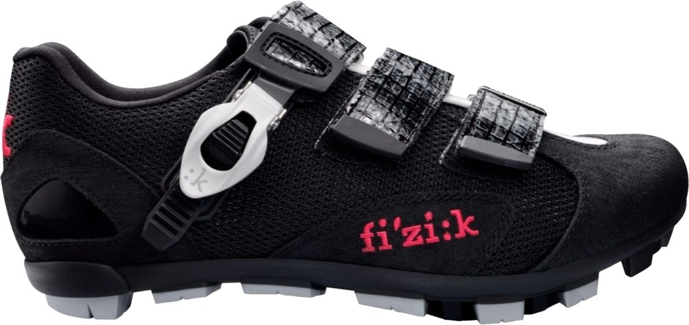 Fizik Women's M5 Donna Mountain Bike Shoes, Black/White, Size 37.5