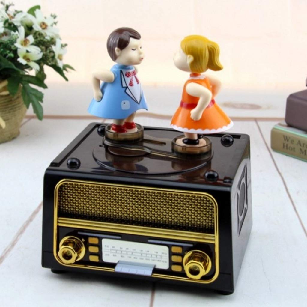 Amazon.co.jp: オルゴール キス カップル 人形 オルゴール クラシック