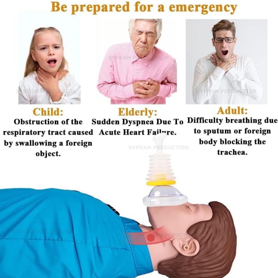 Automatic Choking Rescue Device for Kids and Adults,Rescue Device Home, Anti Choking Device for Kids and Adults, Kit for Adults and Children, Plastic,Choking Device (small Choking) - Image 9 thumbnail