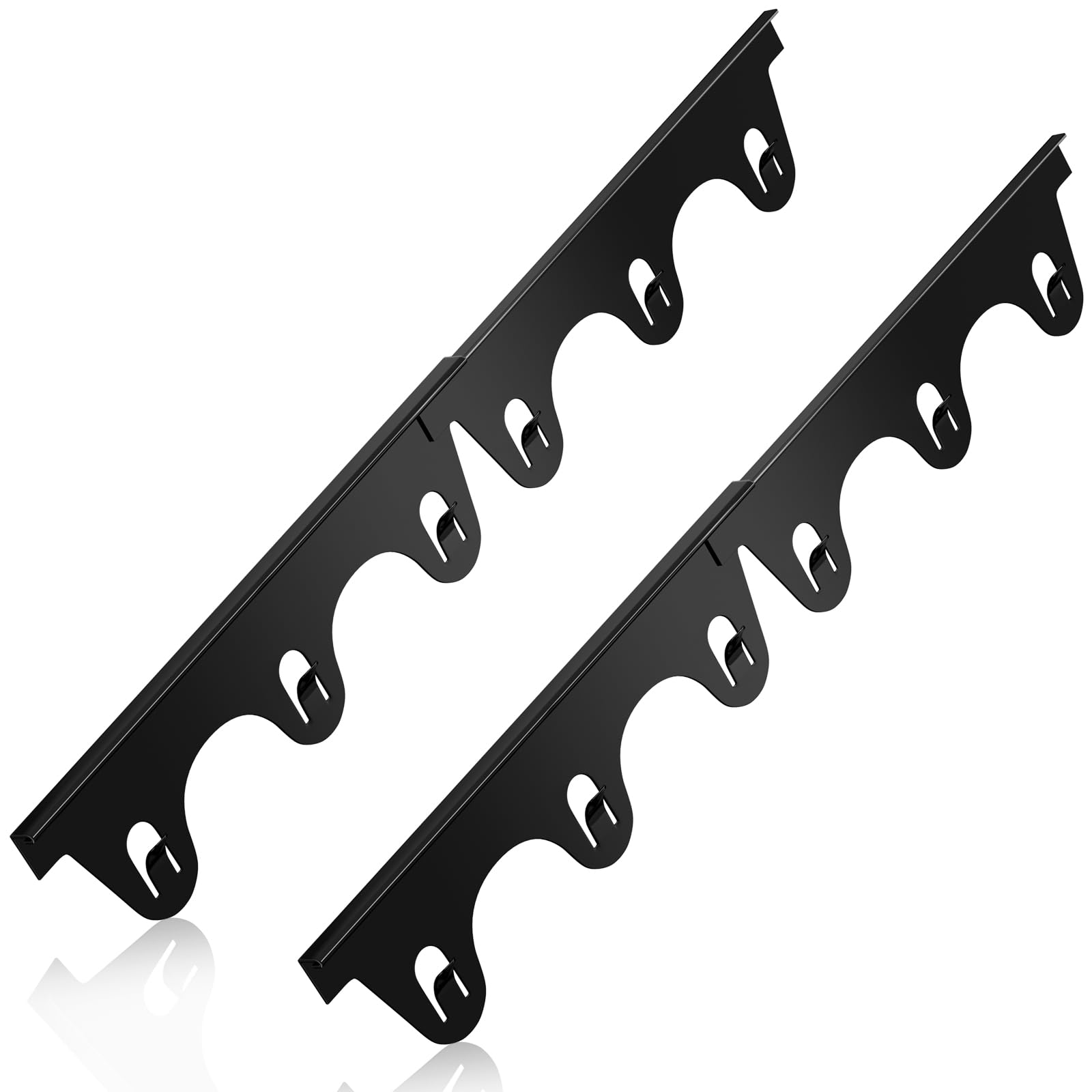 Photo 1 of Stove Gap Covers Stainless Steel, 2Pack Retractable Stove Gap Filler (13.8"–27.5" Length, 0.79" Width), Heat-Resistant Guard & Range Trim Kit Between Stove Top & Counter-Black