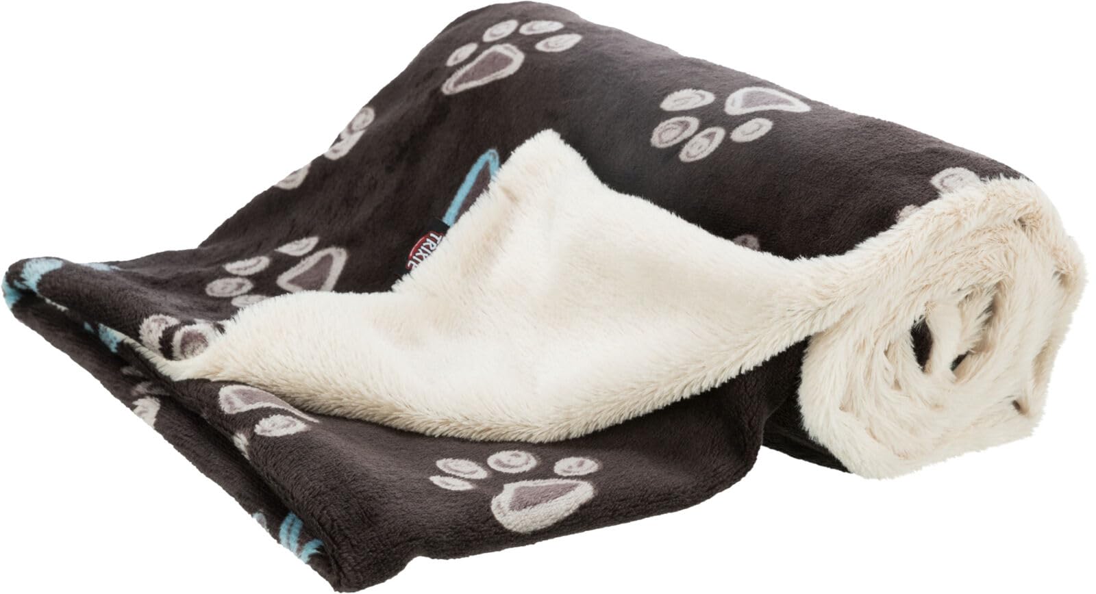 Jimmy Blanket, Soft Plush, 150 × 100 cm, Taupe and Beige
