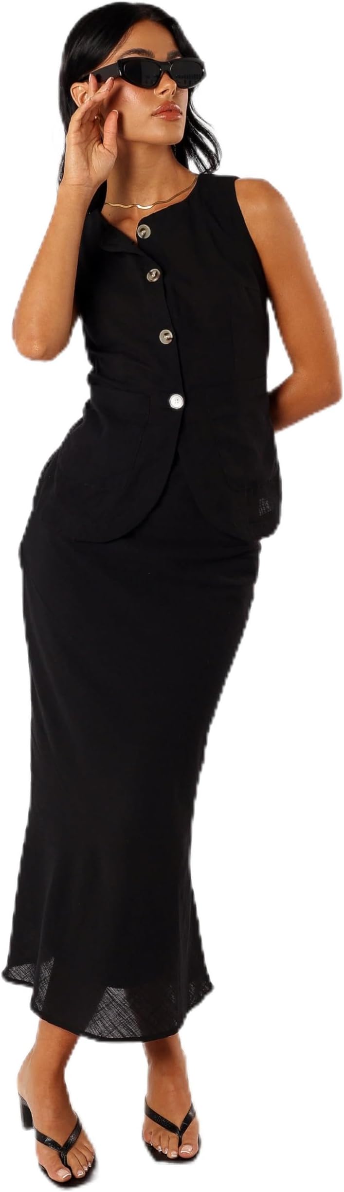 Peter Two Piece Set - Black L
