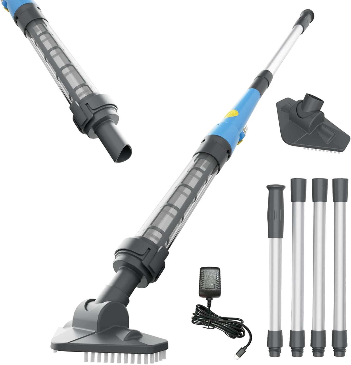 Aspirador inalámbrico de Piscina con batería de Gran succión y batería Recargable para Hot Tub, spas y Piscinas pequeñas