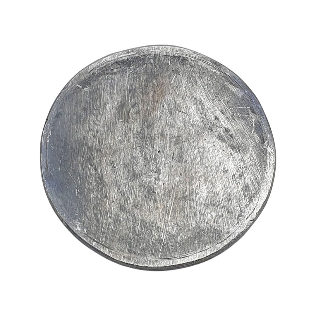 Solid Lead/Ranga/सीस, सीसा Full Round Coin Weight 100 Grams Plus ~ for Astrological and Lal Kitab Remedy