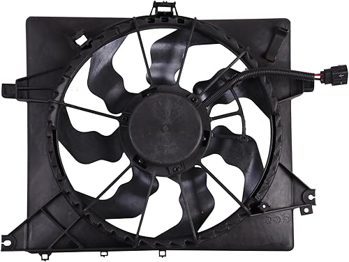 TYG OE Reemplazo (CAPA Quality) Ventilador de refrigeración extra silencioso para 2014-2016(hasta 1-22-16) Kia Forte Koup  2014-2018 Forte5 1.6L