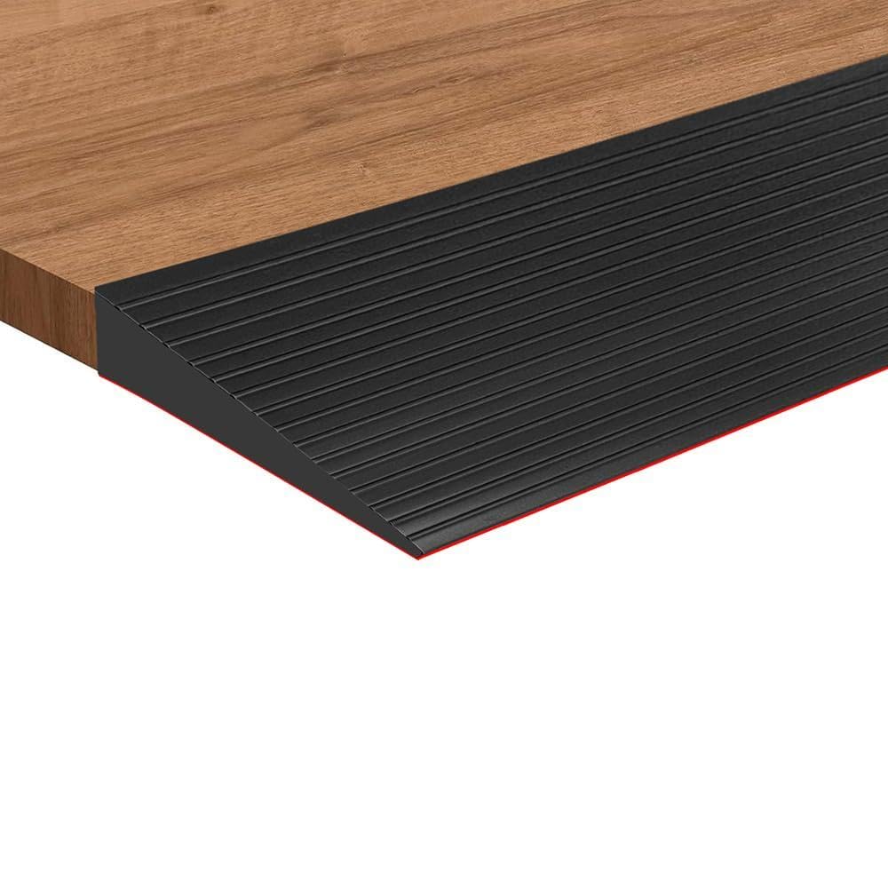 Rampe de seuil antidérapante en caoutchouc 3cm pour fauteuil roulant