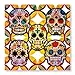 CafePress Sugar Skulls Photo Wall Tile, Matte Finish, 8