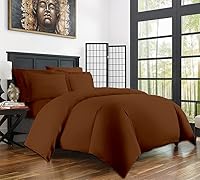 Vista 15 de Funda de edredón de 600 hilos de 98 x 98 pulgadas, 100% algodón egipcio con cierre de cremallera y lazos en las esquinas, patrón sólido, 1 funda