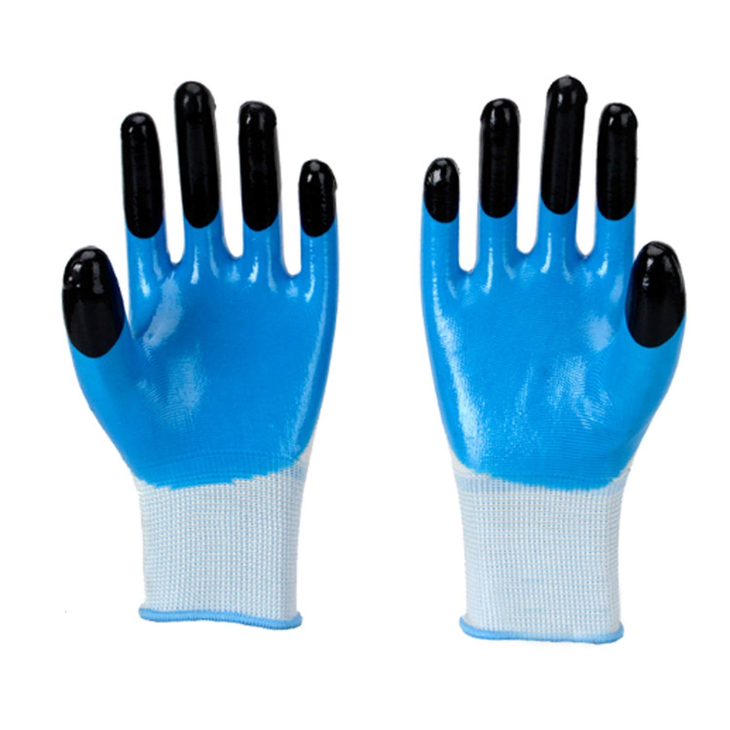 Rękawice robocze odporne na zużycie Ultra-cienki poliuretan Pu Powlekany nylon. Rękawice robocze 12. Pary, Wodoodporna wiatroszczelna W przypadku prac precyzyjnych dla mężczyzn i kobiet