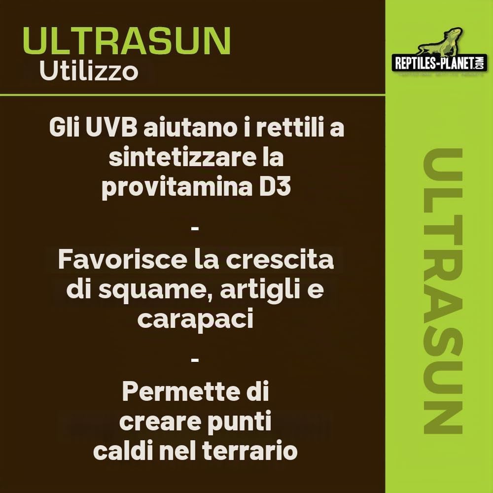 Reptiles Planet Ultrasun - Lampadina per terrario, 70 W