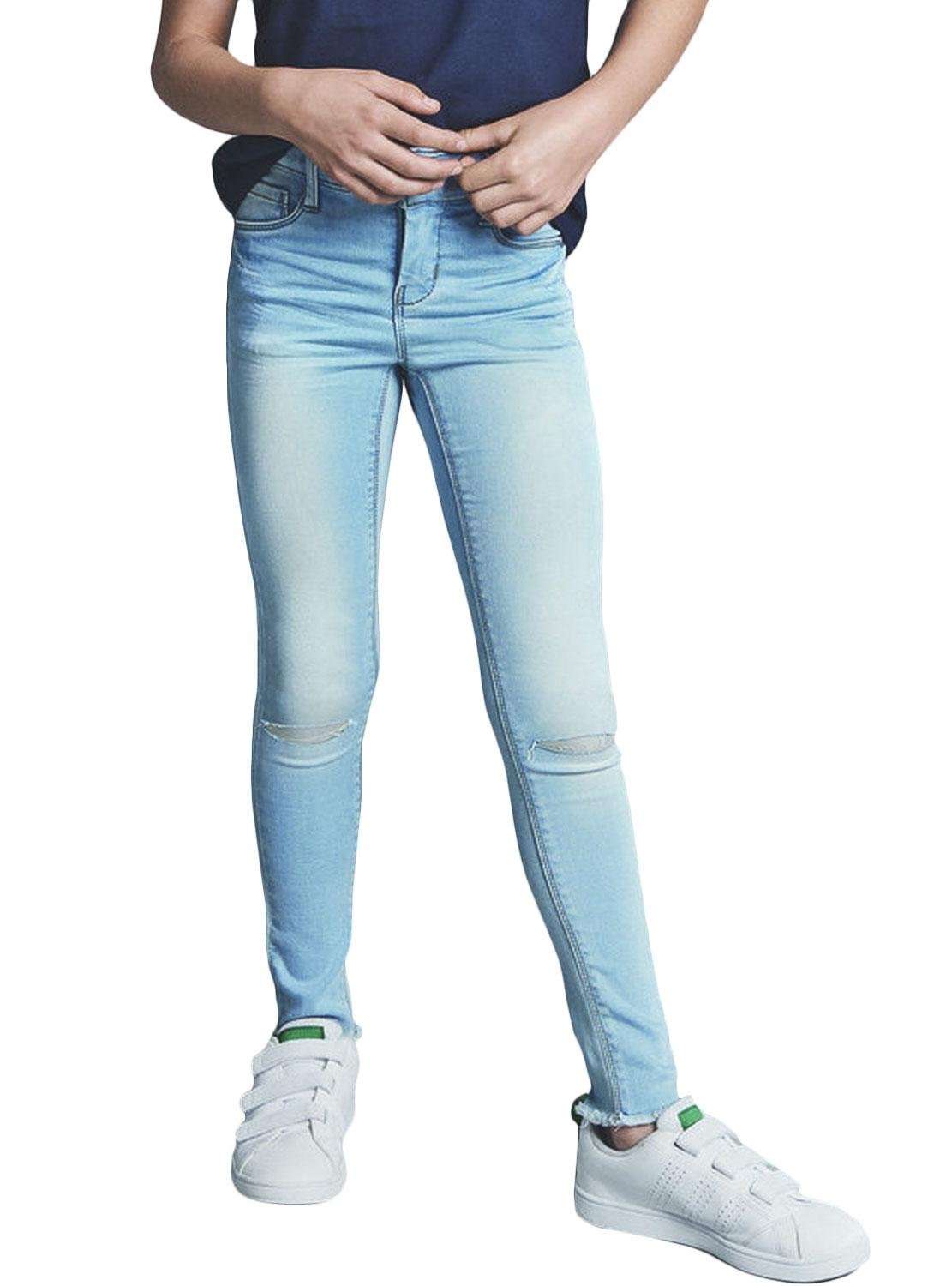 NAME IT Mädchen Jeans NKFPOLLY DNMTIA 1003 Pant NOOS 13147783, Gr. 98, Blau (Light Blue Denim)