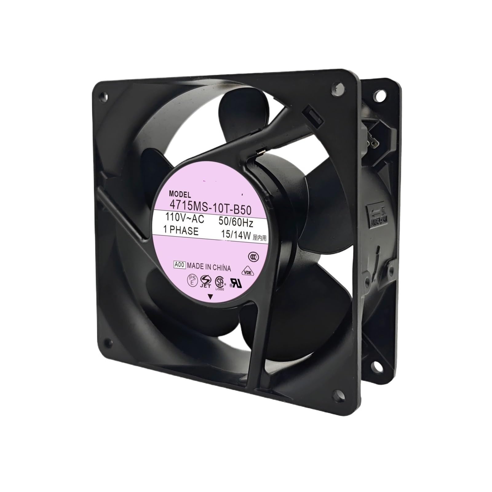 Fcarumiqp One Color 4715Ms-10T-B50 110Vac 15/14W 12038 120X120x38mm Cooling Fan