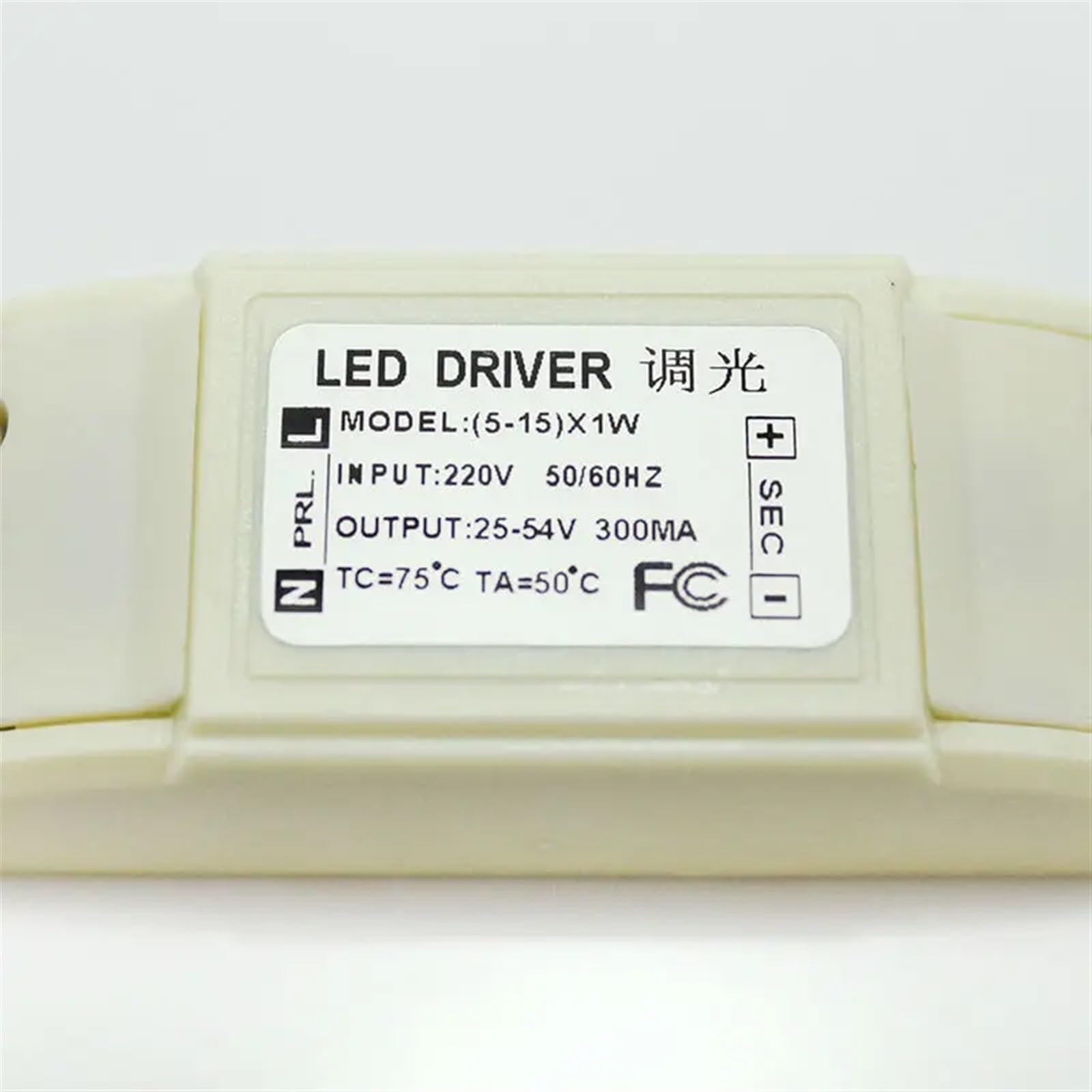 Driver LED dimmerabile Alimentatore LED 5-15w 300ma 15-54v uscita led lampadina luce da incasso driver faretto(220V Dimmable)
