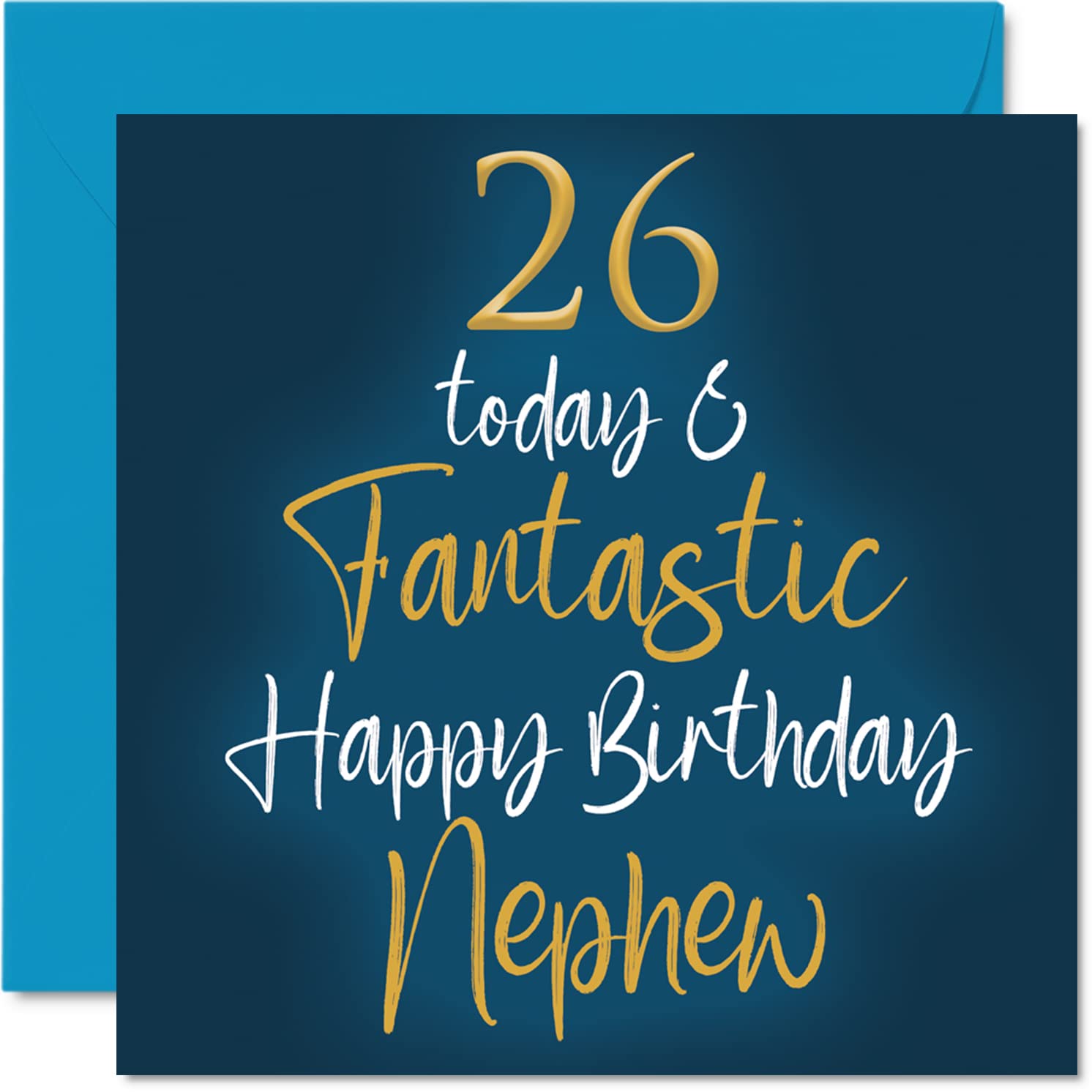 Fantastic 26th Birthday Cards for Nephew, 26 Today & Fantastic