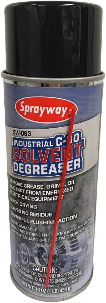 Sprayway C-60 Solvent Cleaner & Degreaser - 20 oz. - 1 Can