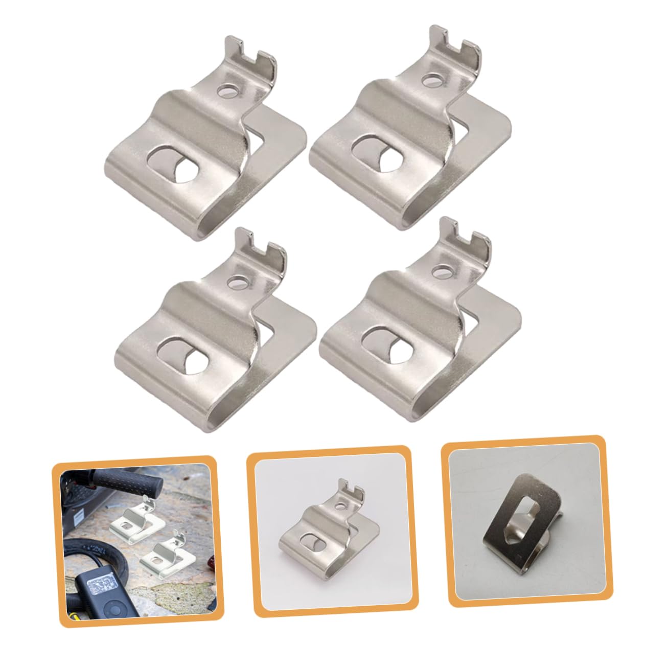 Mipcase 5 Set Clip Per Cintura Per Strumenti Elettrici Ganci Inox Per Trapani E Avvitatori Adattabili E Resistenti Per Uso Duraturo 4 Pezzi*5