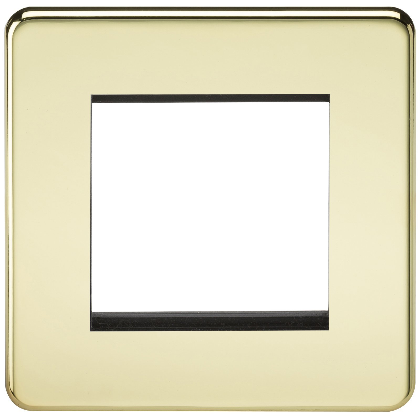 Knightsbridge Polished Brass Screwless Way Switch