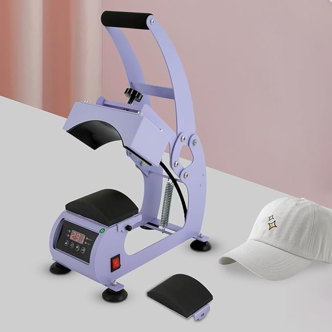 Termofijadora para Gorras 2 en 1, 500W 110V con Control de Tiempo y Temperatura miniatura 2